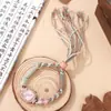 Pulsera Pulsera Reloj de Mujer al por Mayor Tejido a Mano DIY Deslizante Reloj de Mujer Estilo Étnico con Cuentas Reloj de Mujer