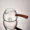 Juego de Colador de Té de Taza Justa con Asa Lateral Vidrio Resistente al Calor Filtro Divisor de Té para K-Cup Té Kung Fu