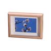 Marcos de Fotos Huecos de Color Nogal al por Mayor, Marcos para Fotos de Plantas Suculentas para Colgar en la Pared y Exhibición de Mesa, Marcos de Fotos de Madera Personalizados para Bricolaje