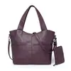 Comercio Exterior 2026 Nuevo Estilo Bolso Grande Sencillo Piel Suave Gran Capacidad Hombro Único Portátil Bolso para Suegra Estilo Transfronterizo Bolso de Mujer