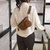 Bolsa texturizada para mulheres 2024 primavera nova bolsa retro versátil carta impressa saco peito crossbody bag cross-border atacado