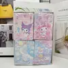Sanrio Kuromi My Melody Cinnamoroll Cubierta de Plástico Cuaderno Globo Perro Blanco Grande Cuaderno Estudiante Cuaderno Rayado Premio