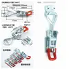 Fecho de Trava de Aço Inoxidável 304 Fivela Ajustável Fivela de Caixa Tensor Parafuso-Tipo Braçadeira