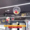 Balões de Bolha Transparentes para Teto Dia Nacional Loja de Shopping Atividade Loja Decoração de Atmosfera Balões de Ar Flutuantes 24 Polegadas