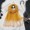 Bufanda de Seda de Mora con Perlas Nueva de Verano 2024 Bufanda para Mujer Versátil Chal Largo Chal de Alta Calidad Venta al por Mayor