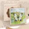 Marcador de página borboleta de metal presente infantil decoração de anotações de estudante etiqueta prêmio de feriado clipe de livro lembrança comemorativa