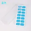 Forma de Gelo com 14 Compartimentos Quadrados, Molde de Silicone com Fundo Macio, Fácil de Desenformar, Caixa para Fazer Gelo Tipo Pressão, Forma de Gelo DIY, Atacado