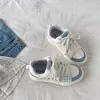 Zapatillas Gruesas de Estilo Lindo Nuevas para Primavera 2026 para Mujer, Zapatos Blancos de Diseño Nicho para Estudiantes, Zapatos Deportivos Casuales Transpirables