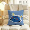 Almohada de Fruta de Dibujos Animados, Cojín con Estampado de Graffiti Lindo, Soporte Lumbar para Siesta en Sofá de Sala de Estar, Almohada de Mesita de Noche, Venta al por Mayor de Cojines