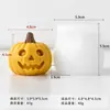 Jiahuimei Halloween Diablo Calabaza Aromaterapia Yeso Molde DIY Halloween Fantasma Vela Silicona Molde