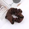 Cetim de seda imitação intestino grosso feminino faixa de cabelo retrô francesa corda de cabelo faixa de cabelo cocar anel de cabelo lote