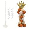 1 Conjunto de suporte de balão terno balão estrada coluna de chumbo aniversário festa de casamento suprimentos acessórios de balão