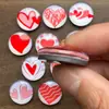 Aliexpress Amazon Fabricante En Stock Simple Variedad de Corazón Rojo Imán Magnético para Refrigerador Parche de Vidrio Dropshipping