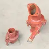 Bico de Mineração Máquina Ciclone Jato Seco Acessórios da Máquina Placa de Borracha Tubo de Pulverização Tipo 7 Boca Quadrada Máquina de Pulverização