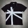 Camiseta de Verão Europeia e Americana Transfronteiriça de Manga Curta Estilo Americano com Gola Polo, Patchwork Personalizado, Estilo High Street, Novo Top Y2K 2026
