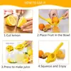 Exprimidor Manual de Aleación de Aluminio en Stock, Exprimidor Doméstico de Limones y Naranjas, Gadget de Cocina