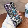 Capa Antichoque Galvanizada Anime One Piece para Celular Apple 13 Iphone18Promax Capa Protetora com Airbag nos Quatro Cantos