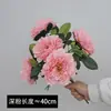 Ramo de Flores Artificiales de Peonía Estilo Europeo de 5 Cabezas para Decoración de Escenas, Peonías Artificiales Realistas de Alta Gama para Celebraciones