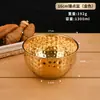 Tigela de salada de aço inoxidável com textura martelada, tigela aprofundada para bater ovos, tigela para assar e misturar, tigela para servir, recipiente para alface e travessa para servir