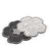 Alfombra de Baño Nube Estilo Alemán, Alfombra Fuerte Absorbente de Tierra de Diatomeas, Alfombra de Inodoro de Secado Rápido, Alfombrilla Suave para Entrada de Baño