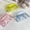 Pinza de Tiburón de Acetato Grueso Angora Rojo Elegante de Alta Gama Estilo Francés 2025 Accesorio para el Cabello para Mujeres