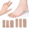 Protectores de Dedos de Pie de Silicona con Fibra, Cubiertas Protectoras para Uñas de los Pies para Fútbol/Baloncesto, Protectores de Dedos Antidesgaste para Tacones Altos