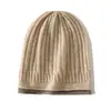 Nuevo Sombrero de Cachemira para Otoño e Invierno para Mujer Flor Retorcida Engrosado Combinación de Colores Todo Terreno Sombrero para el Frío Sombrero de Atar Sombrero de Punto Apilado