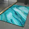 Alfombrilla de Piso de Barro Diatomeo Suave Mármol, Alfombrilla Absorbente, Alfombrilla Antideslizante para Baño, Alfombrilla para Piso de Baño, Alfombra de Baño de Secado Rápido