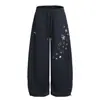 Calidad de Comercio Exterior 2025 Modernos Urbanos Color Sólido Casual Sueltos Pantalones Rectos y Pants Deportivos para Mujer Suministro Mayorista 04