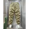 Pantalones de trabajo retro holgados, pantalones jogger para hombre para exteriores estilo americano, otoño y primavera, talla grande, marca de moda, nuevos pantalones casuales de corte slim