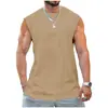 Camiseta Casual Americana Versátil Simples de Manga Curta para Esportes ao Ar Livre de Verão Masculino, para o Dia a Dia, Secagem Rápida, Gola Redonda