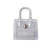 Mini Bolsa Pequena Feminina 2024 Nova Tendência Fashion Celeb da Internet Bolsa de Gelatina Elegante Corrente Portátil Bolsa Transversal