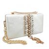Comercio exterior nuevo bolso de noche con borlas de diamantes Bolso de noche de diamantes bolso cuadrado pequeño de cuero para vestido de banquete bolso de cadena para damas