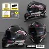Casco Eléctrico Certificado 3C/Dot para Mujeres, Casco Integral de Moto Cálido de Invierno para Hombres, Seguridad Universal para Motocicleta al por Mayor
