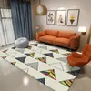 Nueva Alfombra de Piso Sala de Estar Dormitorio Lujo Ligero Alta Calidad Simple Cobertura Total Sofá Alfombra de Piso Grande Mesa de Café Limpiable Alfombra de Mesita de Noche