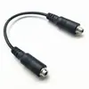 Cable de Audio 3.5mm Hembra a Hembra con Tuerca Móvil Cable de Audio 3.5mm Estéreo Aux Cable de Audio para Auriculares