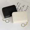 Fábrica de Origem Pronta Entrega High-End Porta-Moedas Cor Pura Bolsa Curta Sanfonada Grande Capacidade Múltiplos Porta-Cartões Porta-Cartão com Zíper para Mulheres