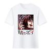 Camiseta Crazy Gambling Deep Animação Círculo Casal Masculino e Feminino Estudante Manga Curta Lua Amarela Luna Cobra Manga Sonho Camiseta de Algodão