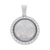 Collar de Cadena Cubana para Hombre Hip-Hop, Joyería con Colgante Rotatorio de 62 mm Totalmente Incrustado, Estilo Europeo y Americano Fresco, Más Vendido