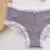 Precio Especial de Evento Pinkgirl Calzones Triángulo para Mujer con Ribete de Encaje, Nylon Elástico, Estampados, Secado Rápido, Directo de la Fábrica Fuente