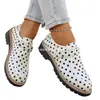 Zapatos de lunares nuevos de talla grande para mujer transfronterizos europeos y americanos, zapatos de talla grande al por mayor con lazo para mujer primavera 2026