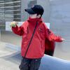 Moderna Parka con Capucha para Niños Estilo Coreano, Nueva Ropa de Otoño 2026 para Niños, Chaqueta Estilo Coreano para Niños Mayores