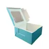 Cajas de Empaque para Postres Estilo Occidental Transfronterizas, Cajas para Pasteles, Cajas de Empaque para Pasteles de Capas de Mousse, Cajas con Ventana Transparente 6 8 10 pulgadas Mayoreo