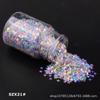Lentejuelas para decoración de uñas de estrella de 4 mm, color mágico dorado de 4 puntas, cuentas de estrella, material de relleno para masilla de cristal
