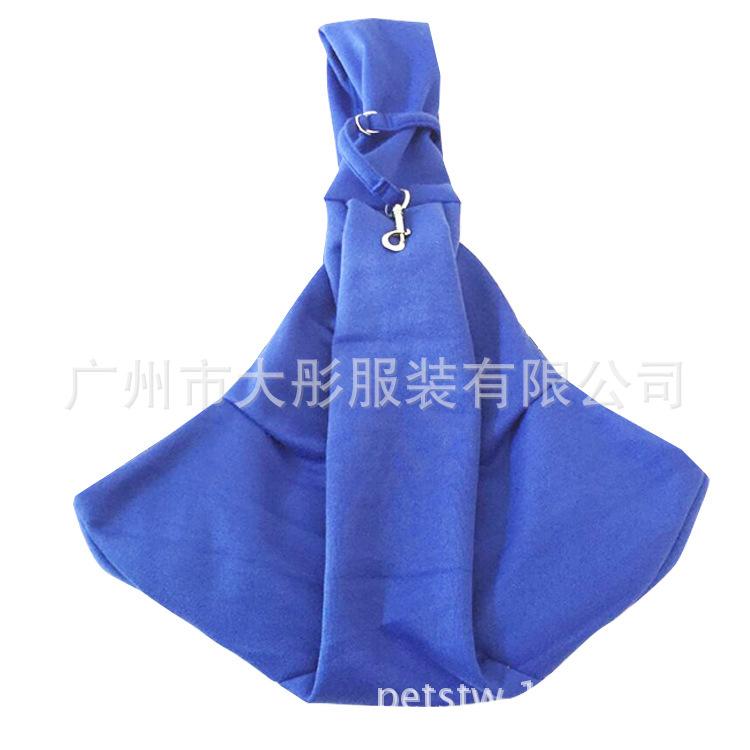 D-013时尚单肩斜挎宠物背包宝蓝色6
