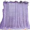 Envio Transfronteiriço de 2 Peças de Decorações de Véu de Noiva com Luzes de Fio para Montagem de Cenário de Sessão de Fotos de Festa de Aniversário