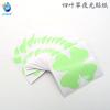 Auto-luminoso Trevo de quatro folhas Verde Adesivo Luminoso Adesivo Fluorescente Quarto Infantil Dormitório Adesivo de Parede Decorativo