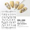 Redanco novo rede 3D celebridade explosões diy padrão adesivos para nail art com adesivo unhas decalques atacado DH-300
