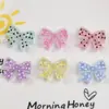 Accesorios de Resina Decoraciones DIY Charms para Zapatos Pegatinas para Botellas de Agua Accesorios para el Cabello de Niños Cubiertas para Popotes Lazo en Forma de Ola Tamaño Pequeño