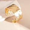 Moda Transfronteriza Europea y Americana Hojas Huecas Plato para Incienso de Mosquitos Pulsera Brazalete de Brazo Nicho Pulsera de Gama Alta Temperamento Pulsera Versátil